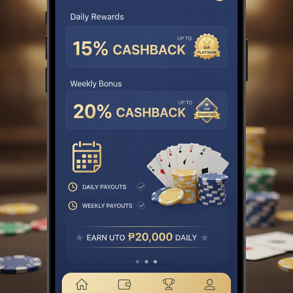 Illustration: RK Worlds Cashback Rates: Daily Loss Rebate vs VIP Weekly Cashback